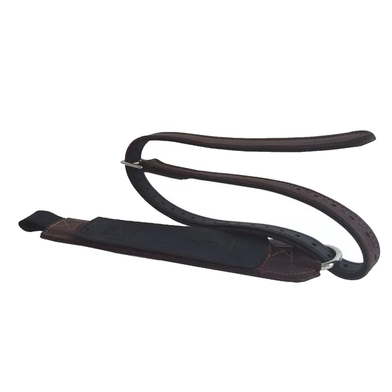 Freejump Pro Grip Stirrup Leathers - Brown